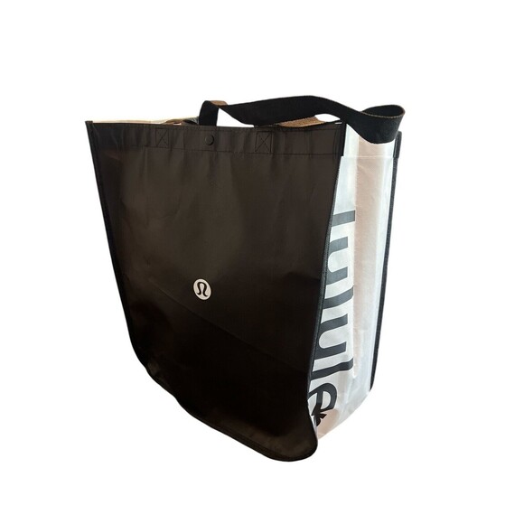 lululemon reusable bag Black/white - Picture 1 of 1